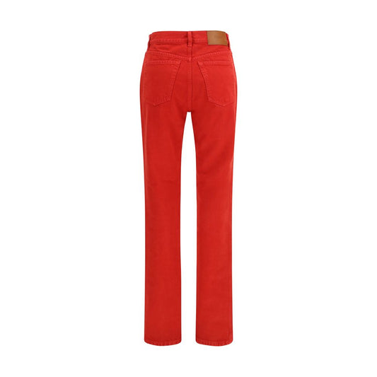 Red Cotton Pants