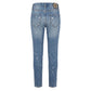Blue Cotton Women Jeans