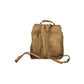 Brown Polyurethane Women's Backpack for Trendy Adventures