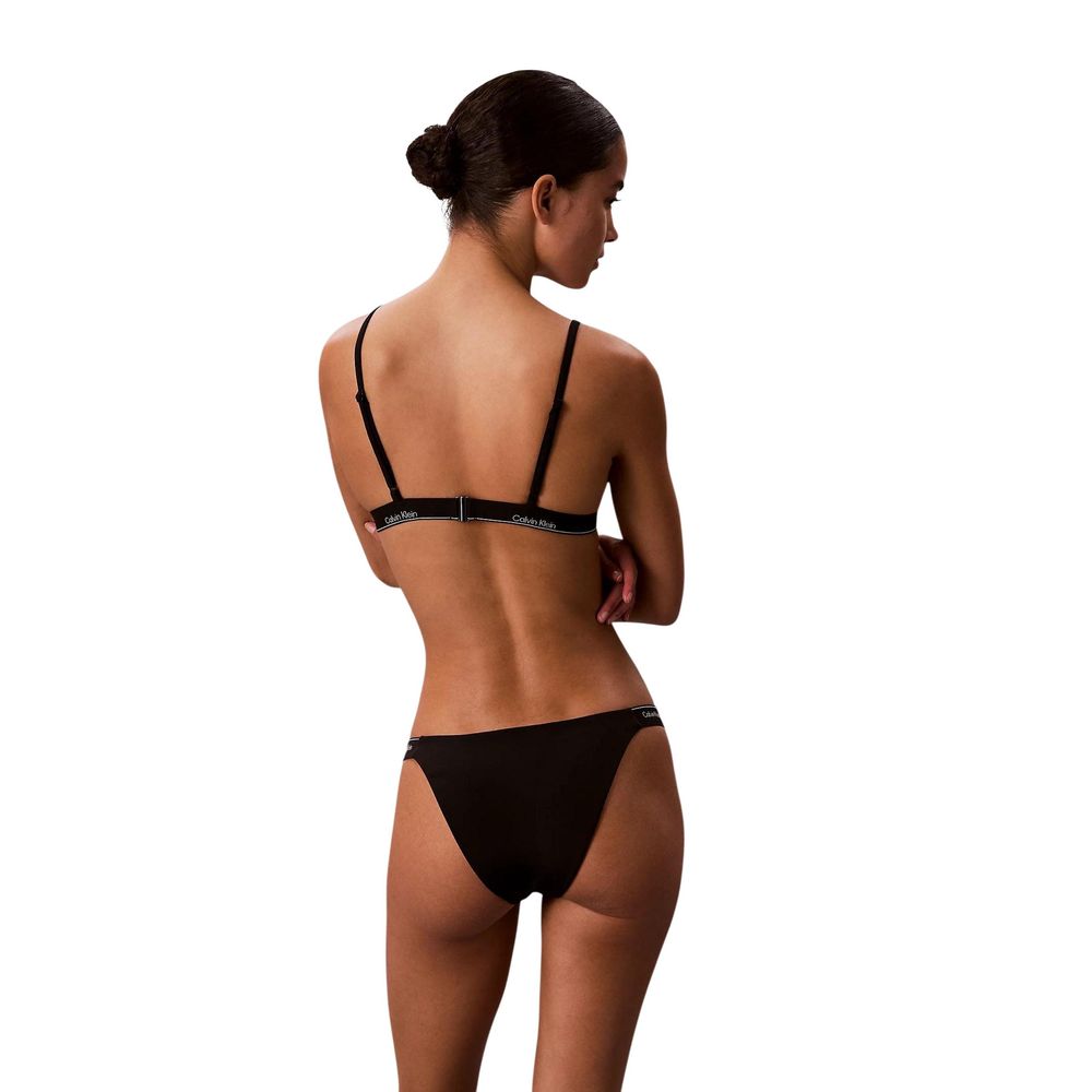 Black Recycled Polyester Bikini