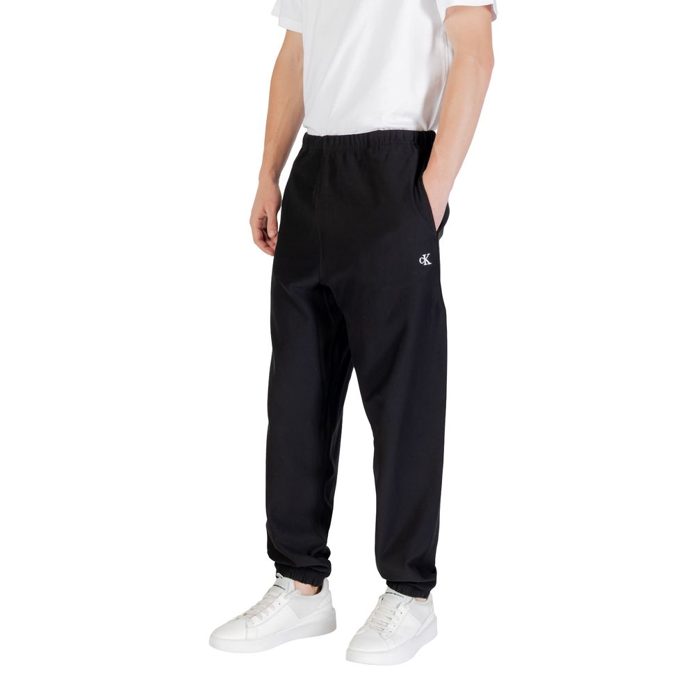 Black Cotton Joggers (Workout Pants)