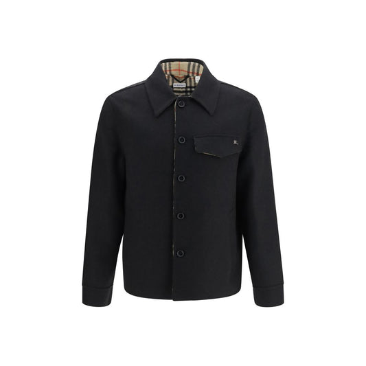 Black Wool Oves Aries Full-Length Jacket