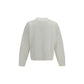 White Cotton Sweatshirt