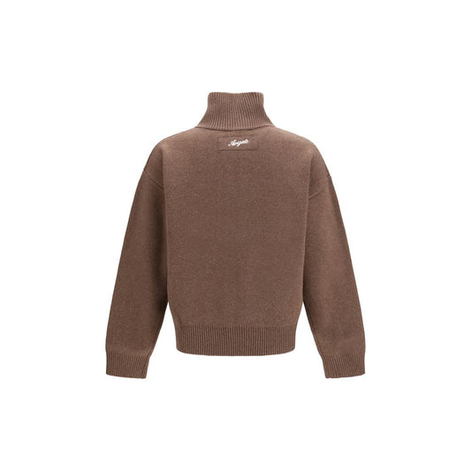 Brown Wool Oves Aries Sweatshirt
