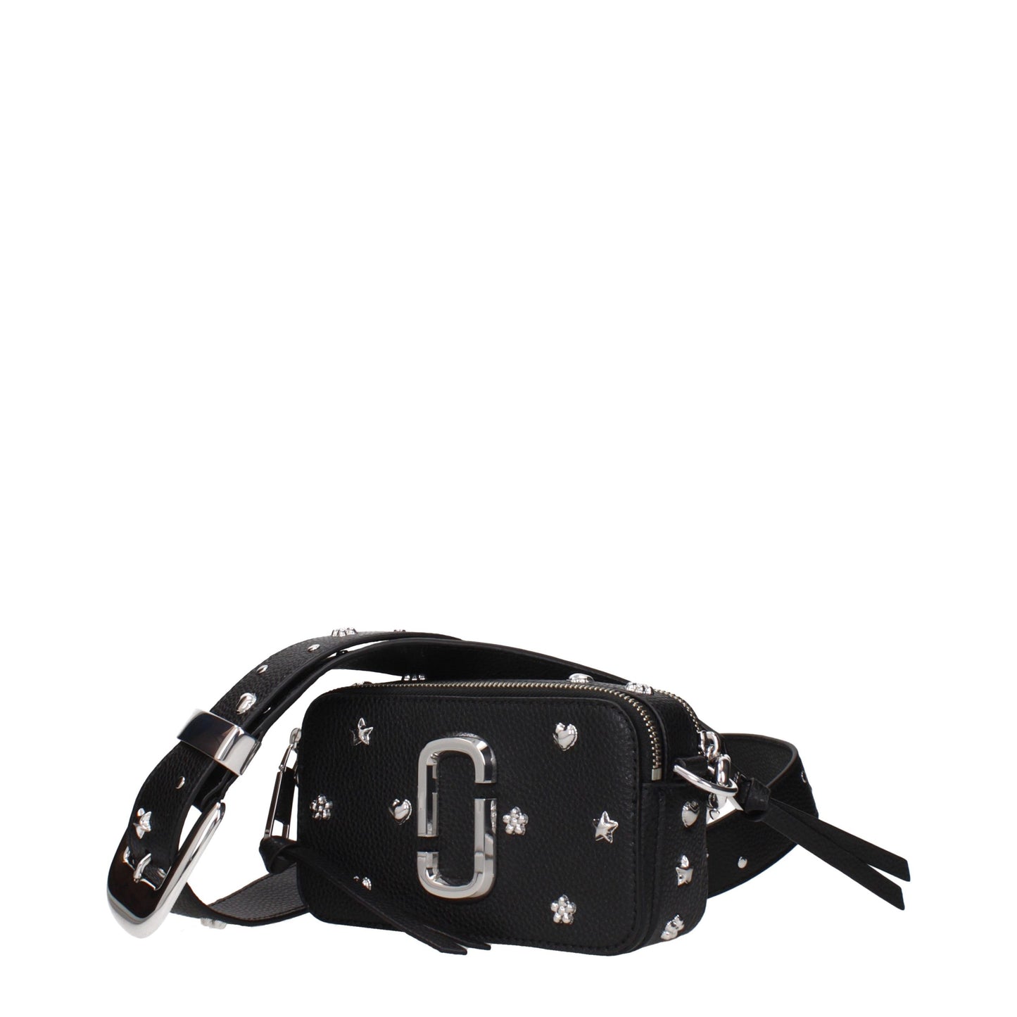 Black Leather Crossbody Bag
