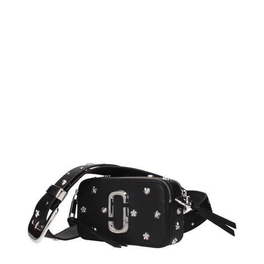 Black Leather Crossbody Bag