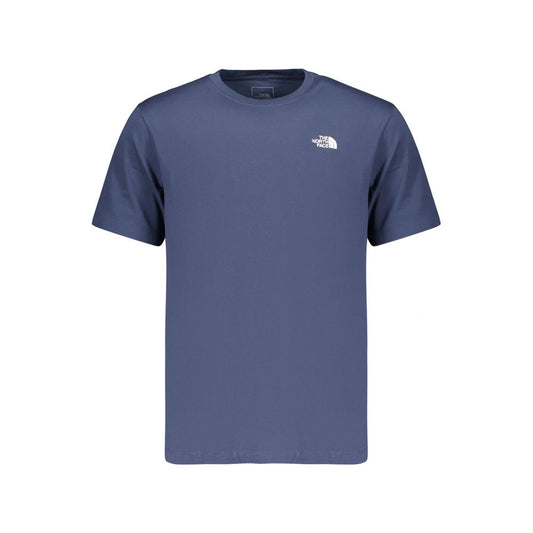Blue Cotton Men's T-Shirt