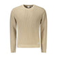 Beige Cotton Men's Shirt