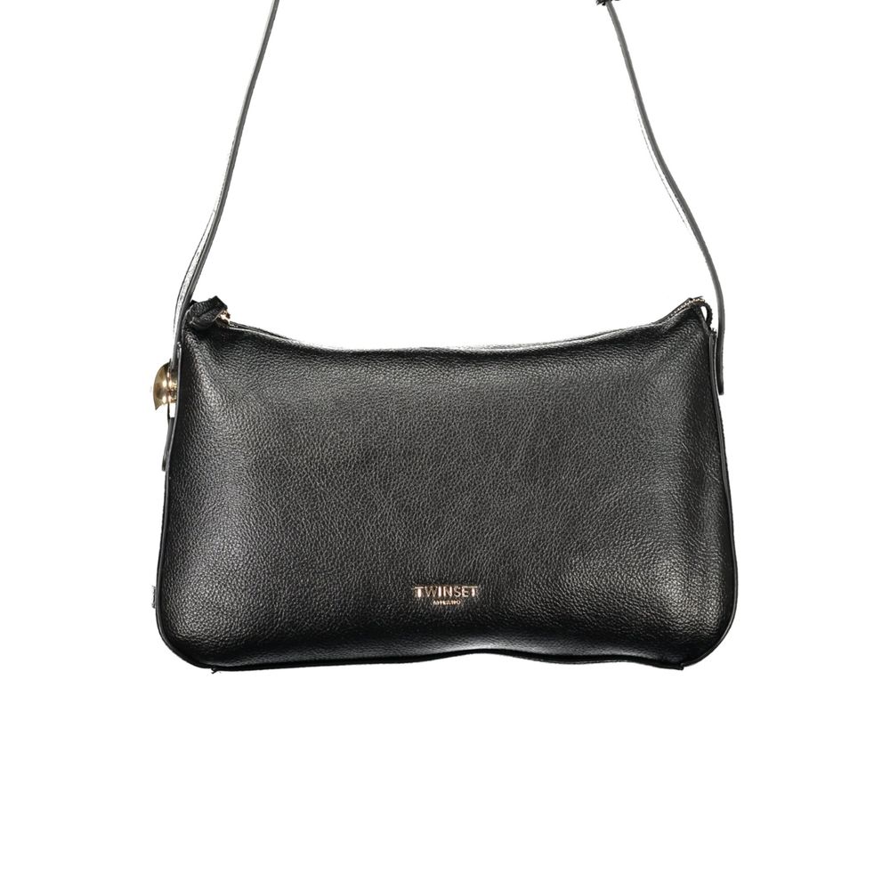 Black Polyurethane Women's Bag