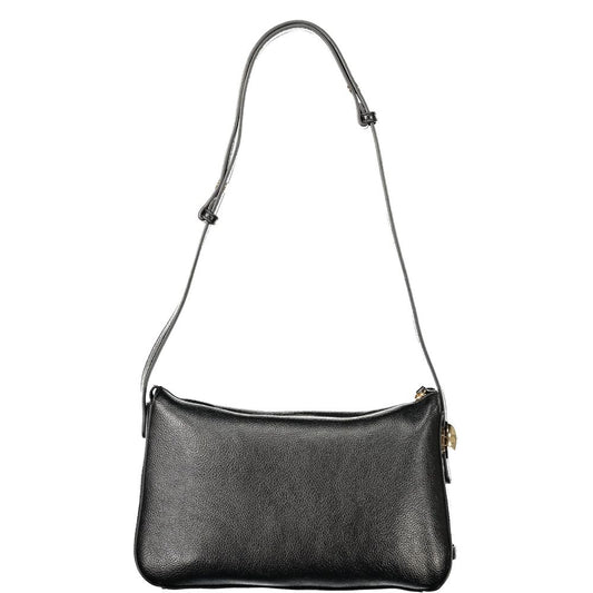 Black Polyurethane Women's Bag