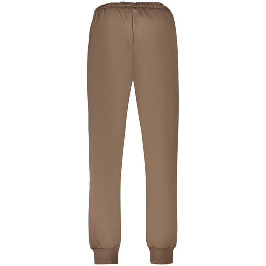 Brown Cotton Men's Trouser