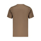 Brown Cotton Men's T-Shirt