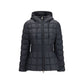 Black Polyester Full-Length Jacket