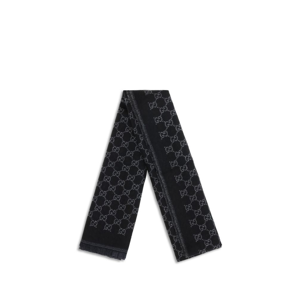 Black Wool Oves Aries Scarf