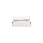 Cream Polyethylene Clutch Bag