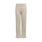 Beige Cotton Mom Jeans