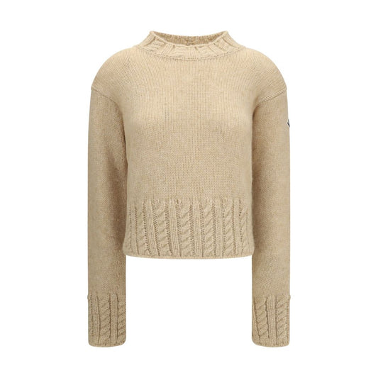 Beige Alpaca Vicugna Pacos Turtleneck