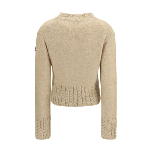 Beige Alpaca Vicugna Pacos Turtleneck