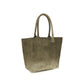 Bicolor Cotton Shoulder Bag