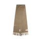 Beige Alpaca Vicugna Pacos Scarf