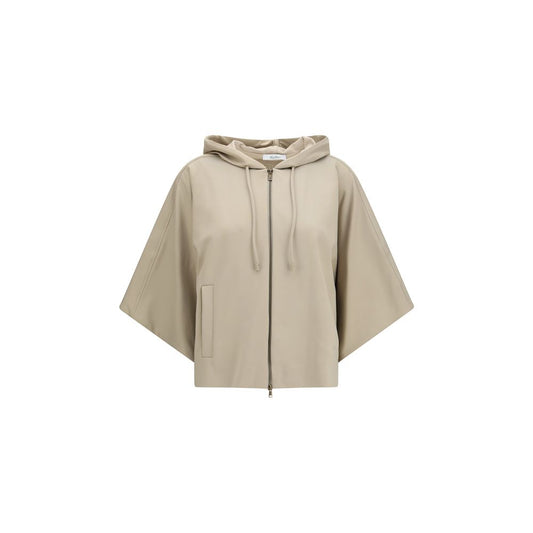 Beige Polyamide Sweatshirt