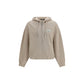 Beige Cotton Sweatshirt