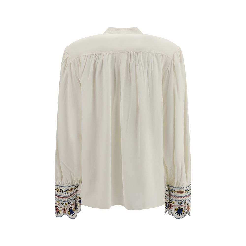 White Viscose Blouse