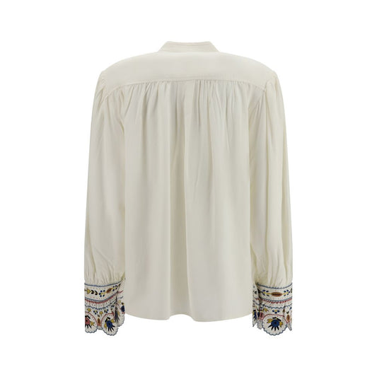 White Viscose Blouse