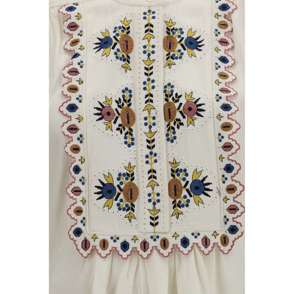 White Viscose Blouse