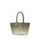 Bicolor Cotton Shoulder Bag