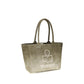 Bicolor Cotton Shoulder Bag