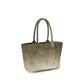 Bicolor Cotton Shoulder Bag