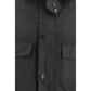 Gray Cotton Shell Jacket