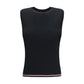 Black Wool Oves Aries Sleeveles T-Shirt