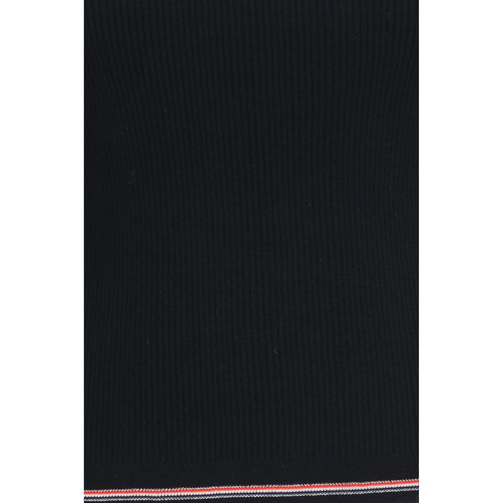 Black Wool Oves Aries Sleeveles T-Shirt