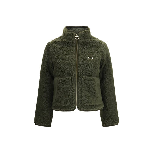 Bicolor Polyester Full-Length Jacket