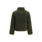 Bicolor Polyester Full-Length Jacket