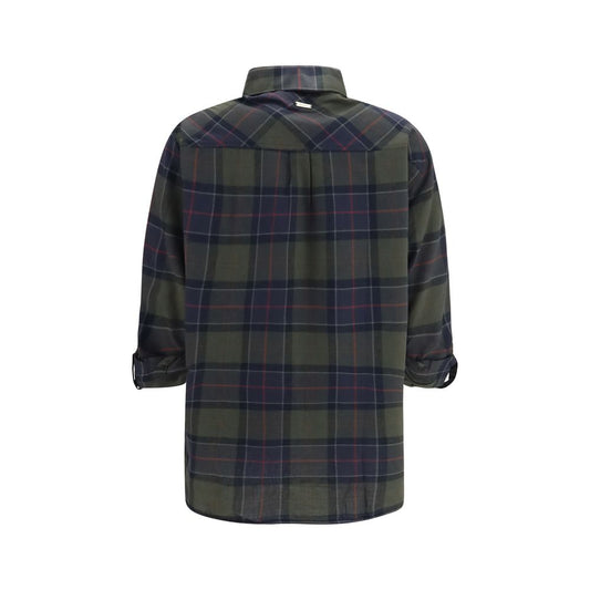 Brown Cotton Pattern Shirt