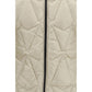 Beige Goose Down Full-Length Jacket