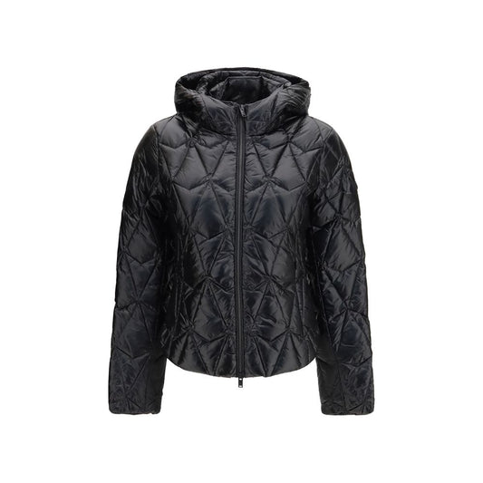 Black Nylon Full-Length Jacket