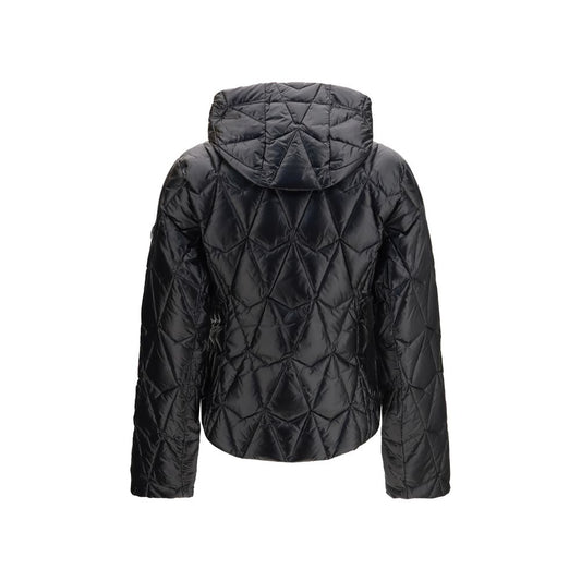Black Nylon Full-Length Jacket