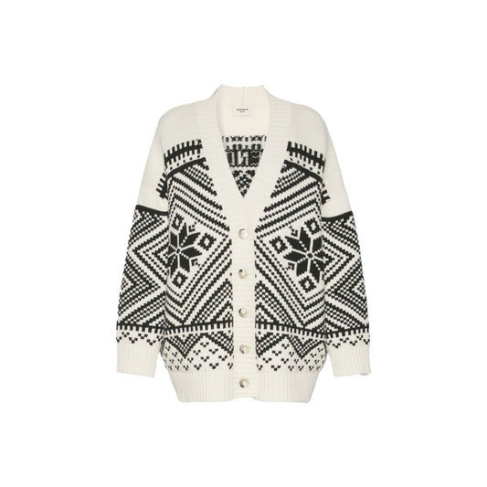 White Virgin Wool Cardigan
