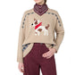 Beige Virgin Wool Sweatshirt