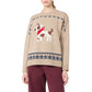 Beige Virgin Wool Sweatshirt