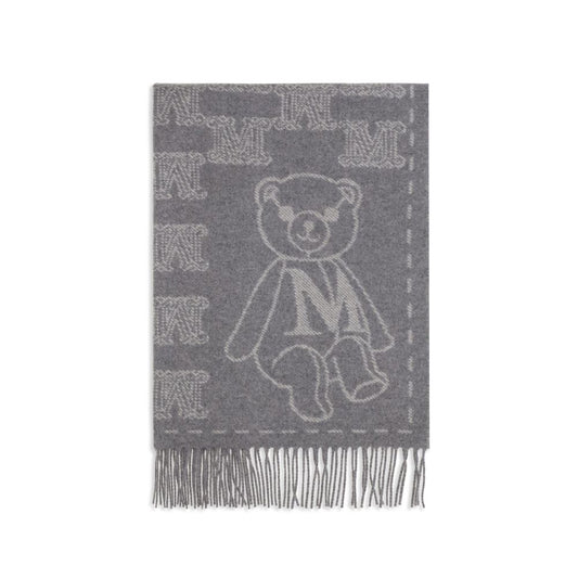 Gray Cashmere Scarf