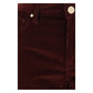 Bordeaux Cotton Flared Jeans