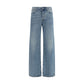 Blue Cotton Jeans Denim