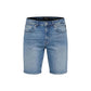 Blue Cotton Bermuda Shorts