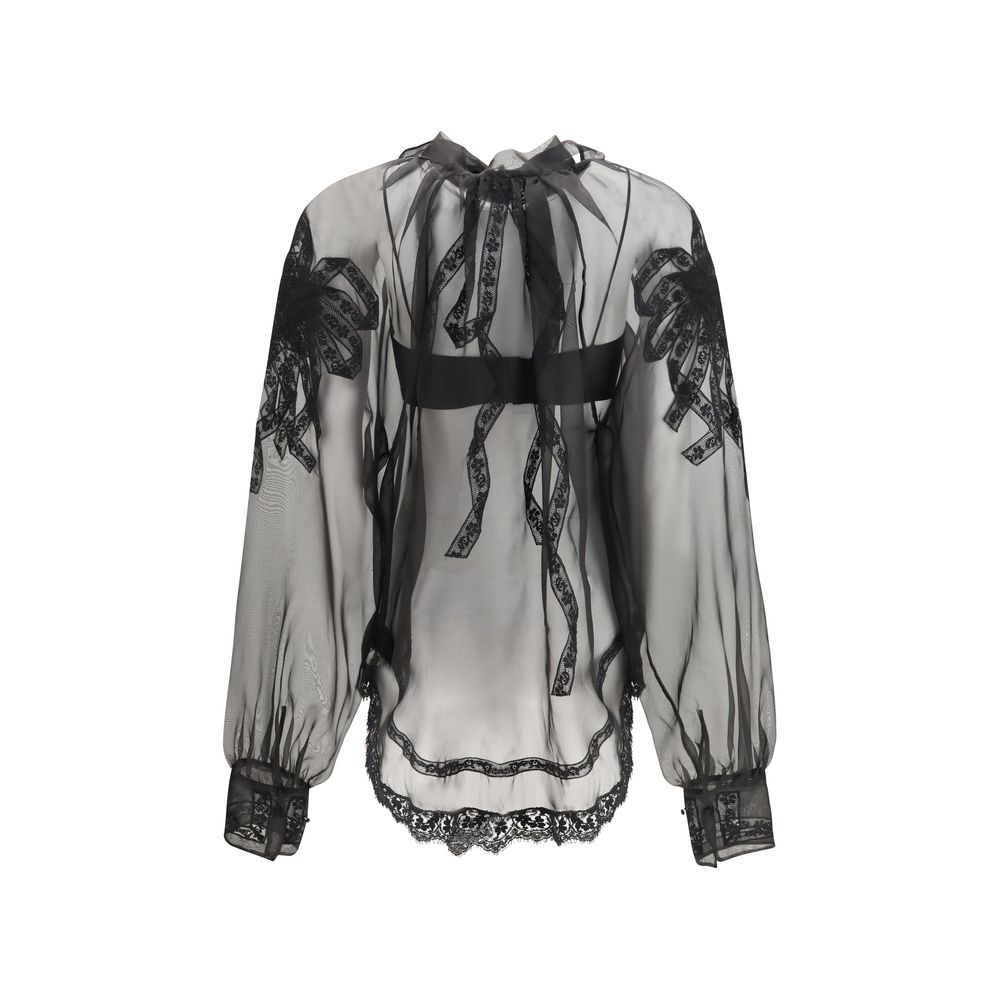 Black Silk Shirt