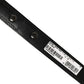 Black Leather Silver Tone Metal Buckle Belt